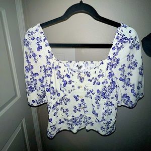 Floral crop top